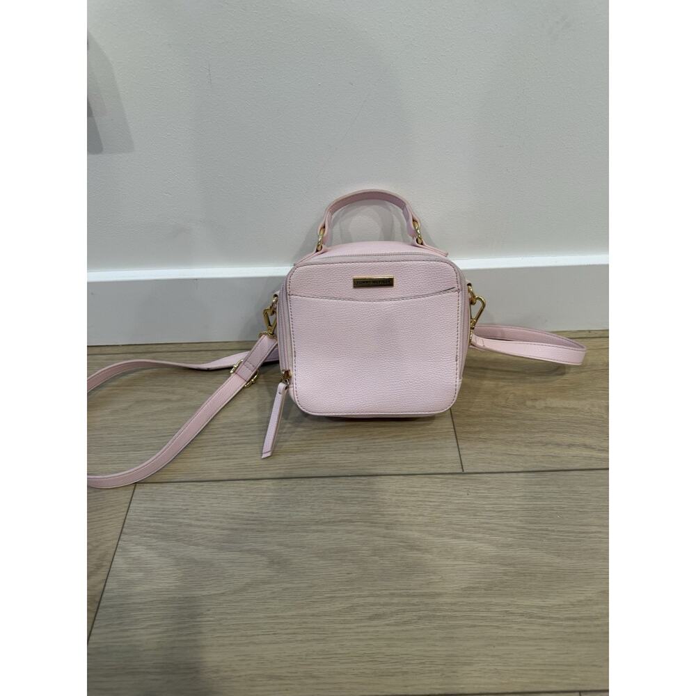Tommy Hilfiger Women's Purse Handbag Shoulder Bag Casual Zipper Logo Pink